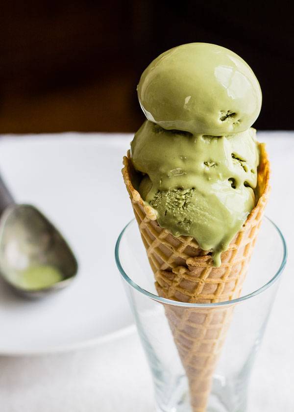 Японское мороженое из зелёного чая