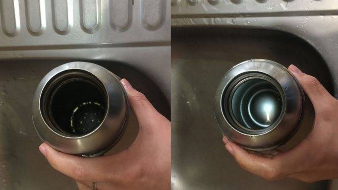 Очищаем термос из нержавейки: как почистить внутри от чайного налета