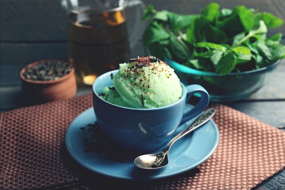 Домашнее мороженое с зеленым чаем матча (рецепт с фото)