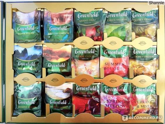 Чай "гринфилд": ассортимент в пакетиках, особенности и отзывы