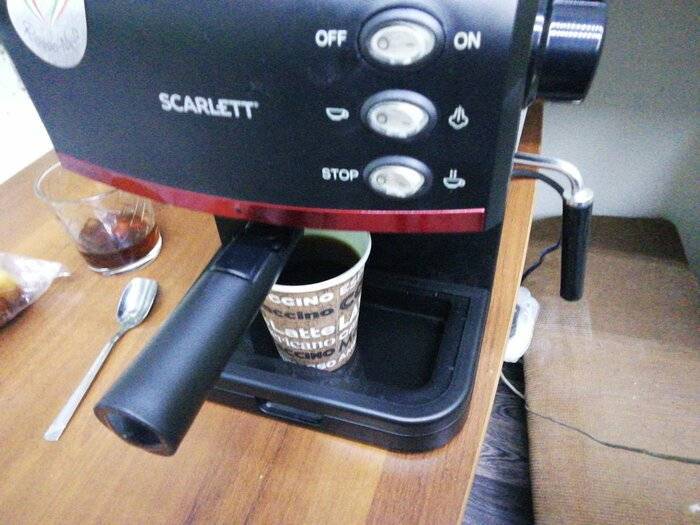Использование кофемолки scarlett