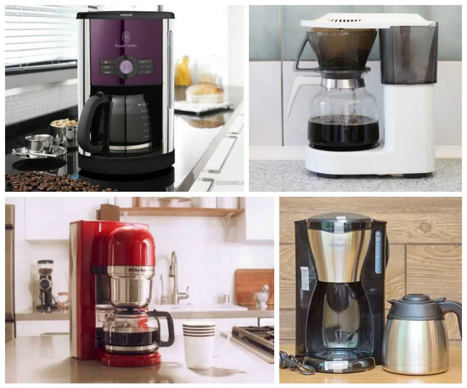 Виды и типы кофеварок для дома — плюсы и минусы разных моделей