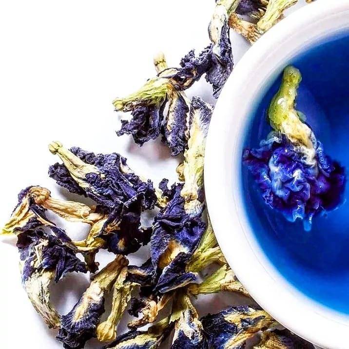 Синий тайский чай