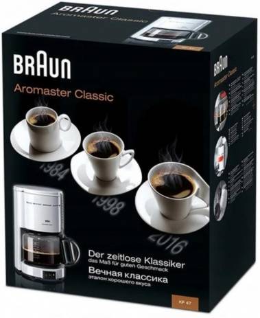 Кофеварки braun (браун) - модели, характеристики, отзывы