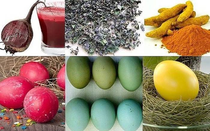 Как покрасить яйца в зеленый цвет натуральными красителями