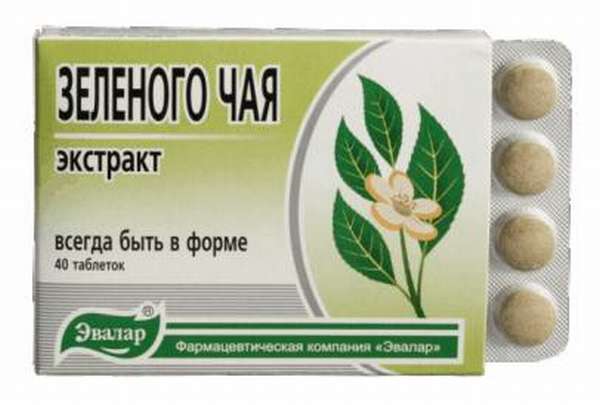 Экстракт зеленого чая эвалар для похудения в таблетках, отзывы