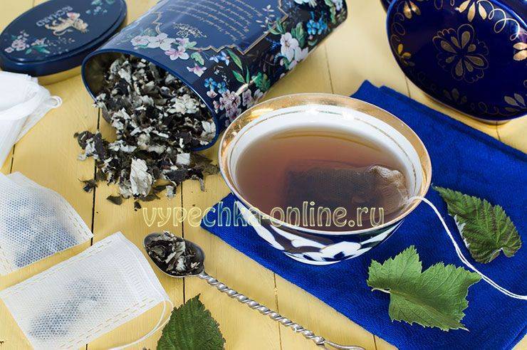 Ферментированный чай из листьев малины