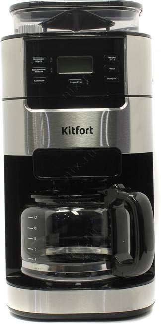 Кофеварки kitfort (китфорт) - бренд, ассортимент рожковых и капельных моделей