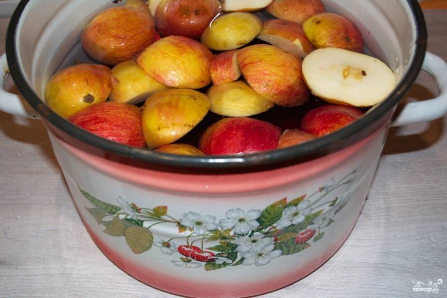 Компот из яблок на зиму пошаговый рецепт