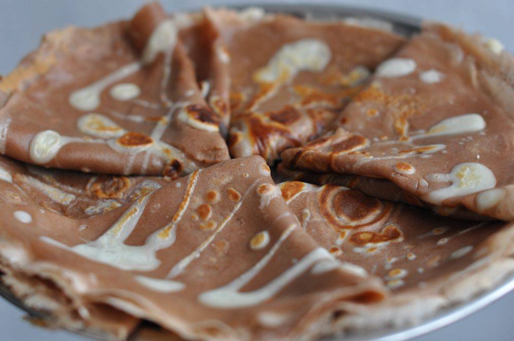 Шоколадные блины — 5 лучших рецептов блинов с какао