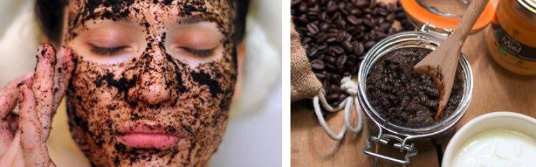 Кофейная гуща для лица: как сделать маску из кофе и яйца с медом – польза и вред