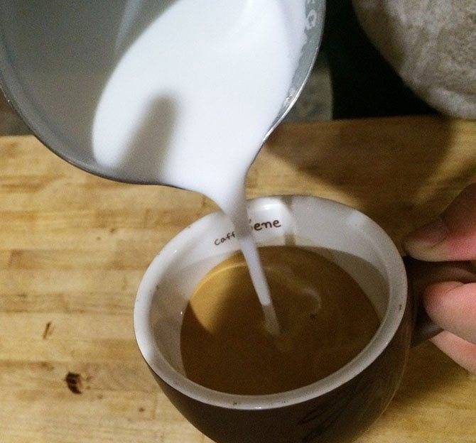 Кофе с пенкой