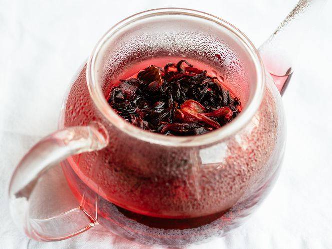 Красный чай каркаде