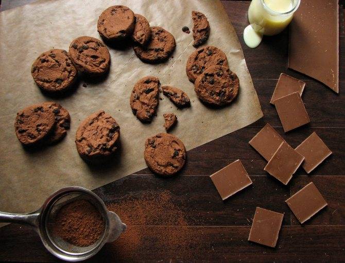 Шоколадное печенье: простые рецепты с какао