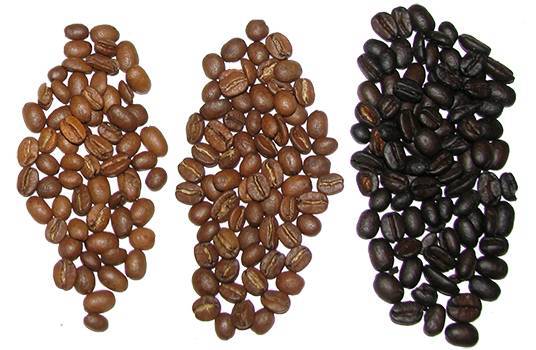 Какие бывают виды и степени обжарки кофейных зерен