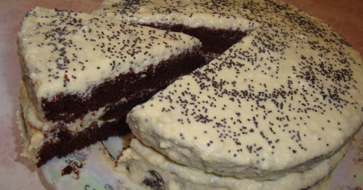 Шоколадный бисквитный торт: рецепты на молоке, кефире и кипятке с разными начинками
