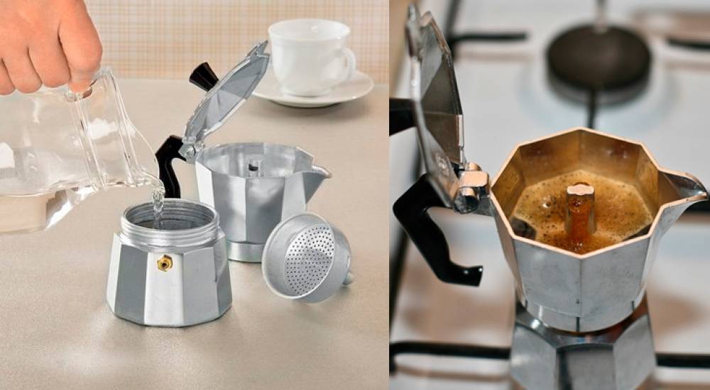 Как варить кофе в гейзерной кофеварке за 5 шагов  | mirnadivane.ru