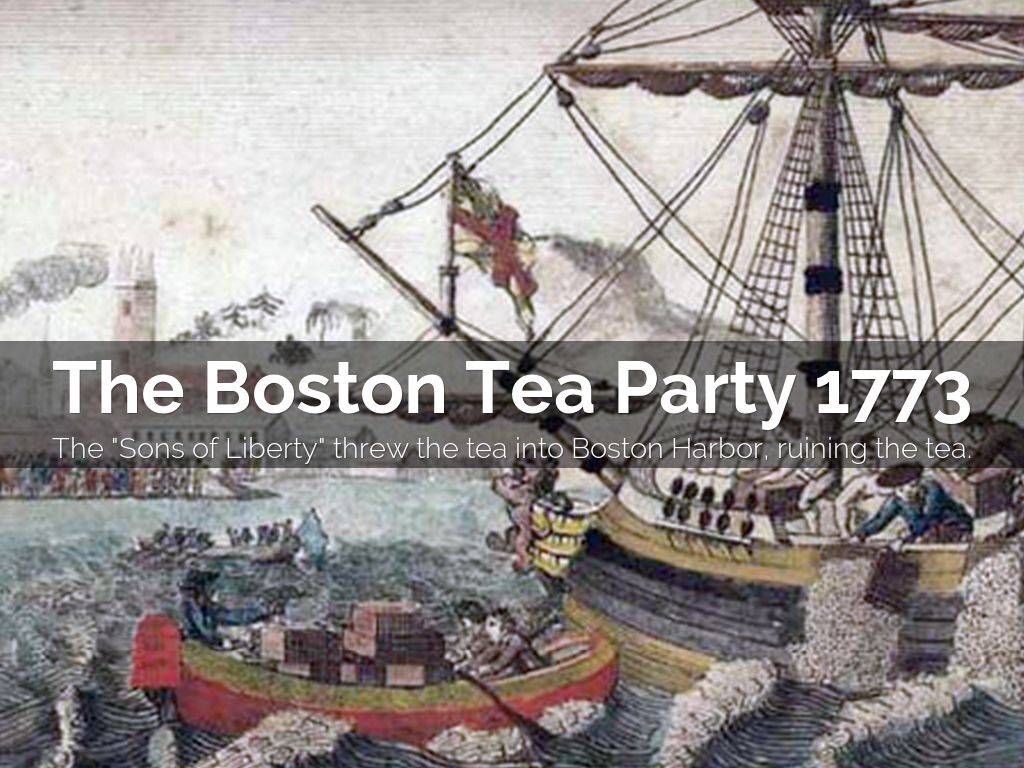 Бостонское чаепитие 1773 г.
