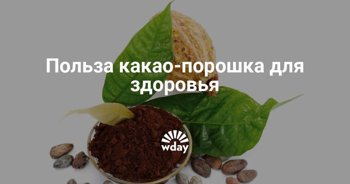 Полезные и вредные свойства всем известного какао