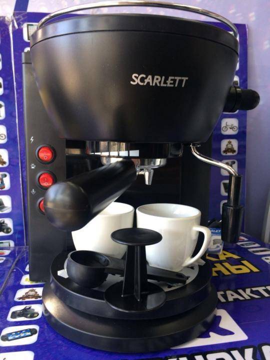 Использование кофемолки scarlett