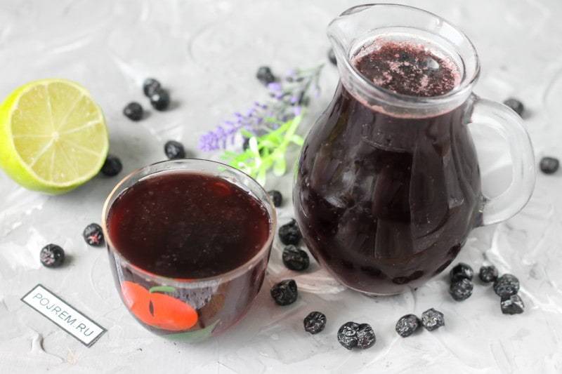 Витаминный компот из черноплодной рябины на зиму: простые рецепты приготовления компота из черноплодки