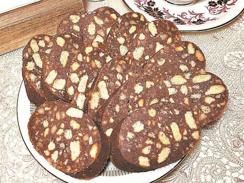 Как сделать сладкую колбаску из печенья в домашних условиях? классическая шоколадная колбаса из печенья и какао — 10+ пошаговых рецептов