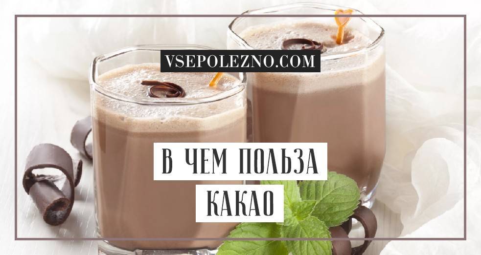 Чем полезно какао с молоком для женщин и мужчин: свойства для взрослого и детского организма