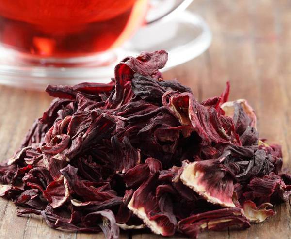 Красный чай каркаде - польза и вред