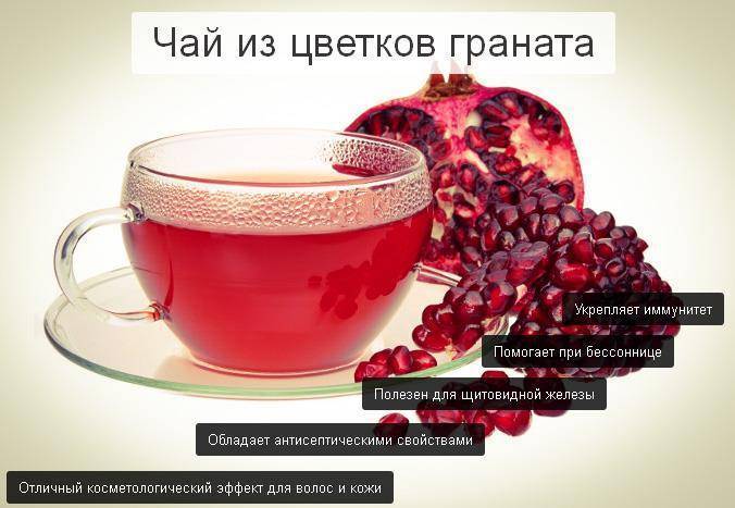 Турецкий гранатовый чай: полезные свойства и правила заваривания