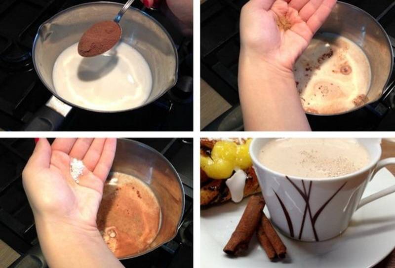 Рецепт приготовления какао с молоком