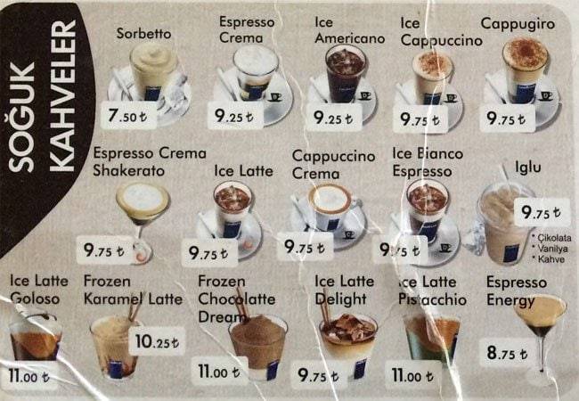 Сколько калорий в кофе