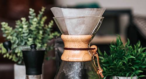 7 простых онлайн шагов для приготовления фильтр кофе в кемексе