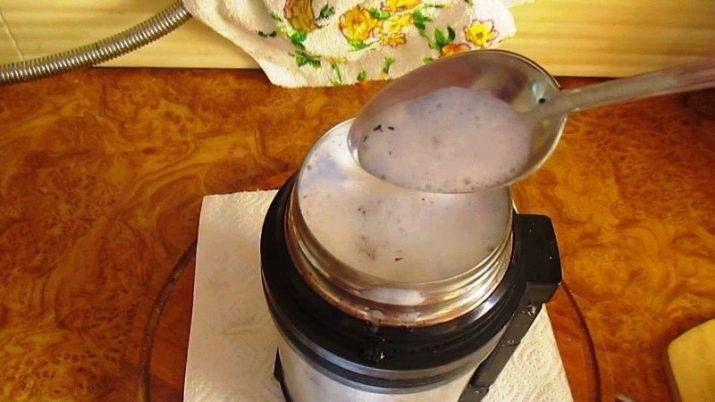 Как очистить термос от чайного налета внутри?