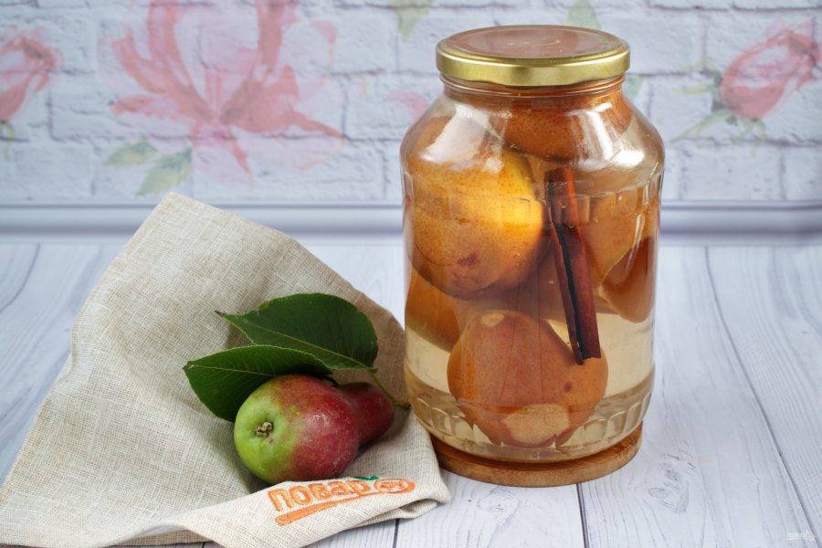 Компоты из груш на зиму: 11 рецептов на 3 литровую банку