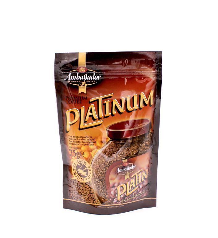 Кофе в зернах ambassador platinum, 1 кг отзывы