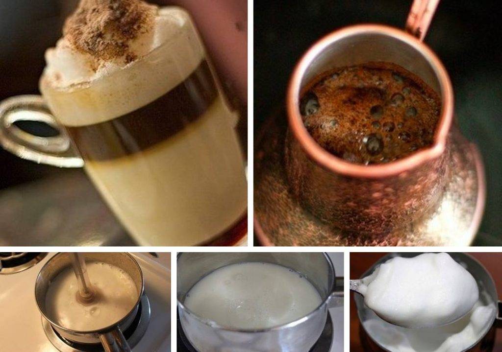 5 оригинальных рецептов капучино в турке