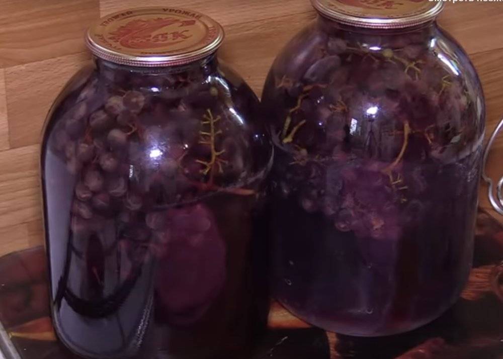 Рецепты компота из винограда на зиму: советы хозяйкам, рецептурные тонкости