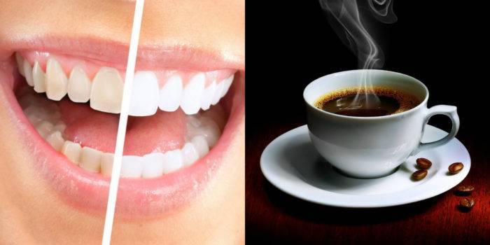 кофе как отбеливание зубов