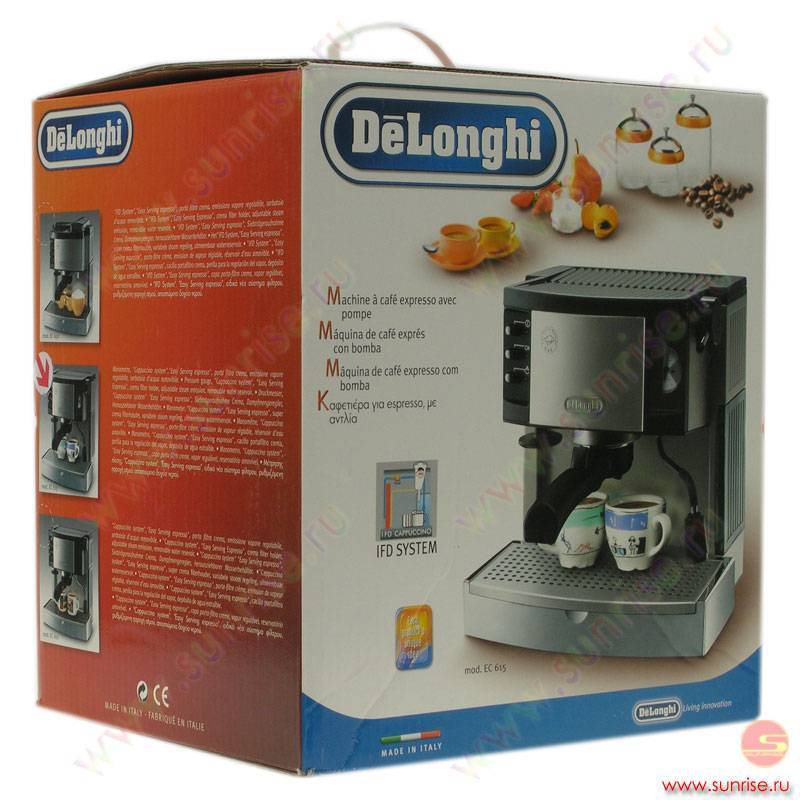 Инструкция по применению кофемашины delonghi: чистка от накипи