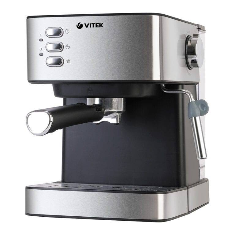 Обзор vitek vt-1526 – третьей рожковой кофеварки бренда с автодозацией от эксперта