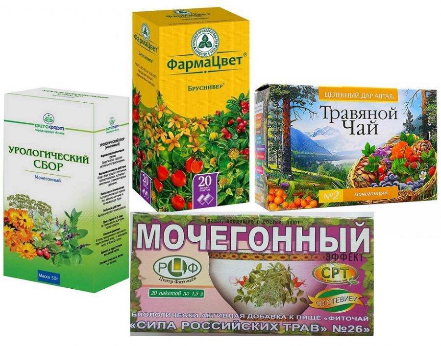 Мочегонный чай от отеков: аптечные препараты, зеленый чай, травы-диуретики