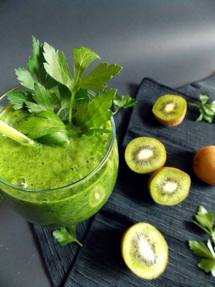 Зеленый коктейль - рецепты для похудения и здоровья
