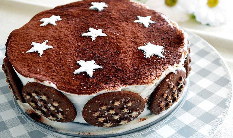 Рецепты тортов без выпечки из печенья в домашних условиях