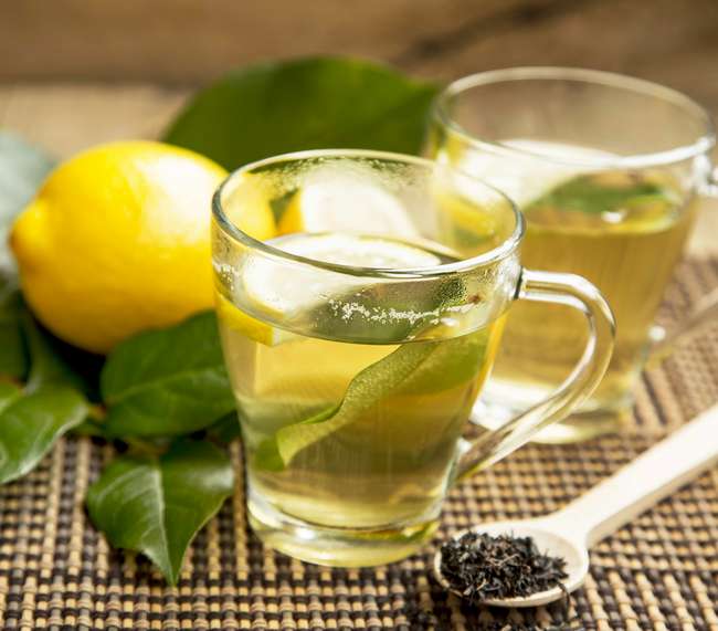 Польза зеленого чая с имбирем и лимоном