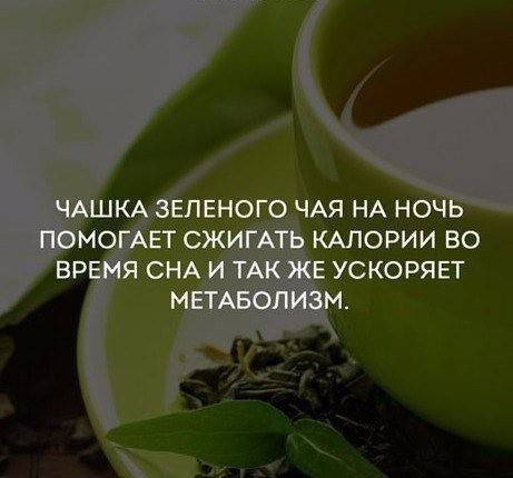 Зеленый чай на ночь: можно ли пить на ночь перед сном и полезно ли это для похудения