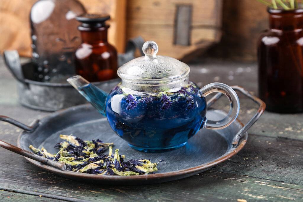 Синий чай анчан